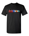 BMW M3 Generation T-shirt S M L XL 2XL 3XL E30 E36 E46 E9 E92 G80