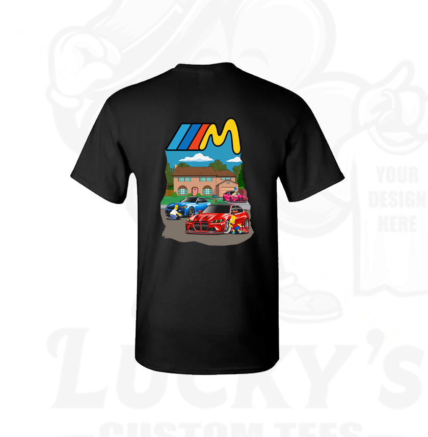 Simpsons BMW M3 Cars T-shirt