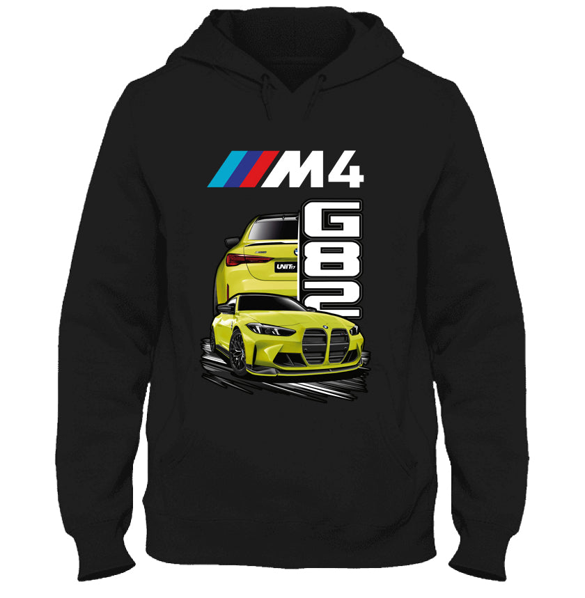 BMW M4 G82 sweatshirt hoodie Yellow S M L XL XXL 3XL Full collection of designs