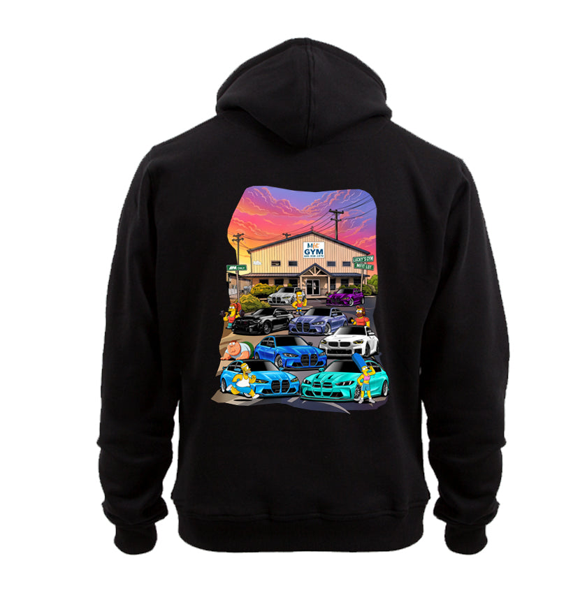 Mfit Gym BMW Simpsons Family Guy Hoodie