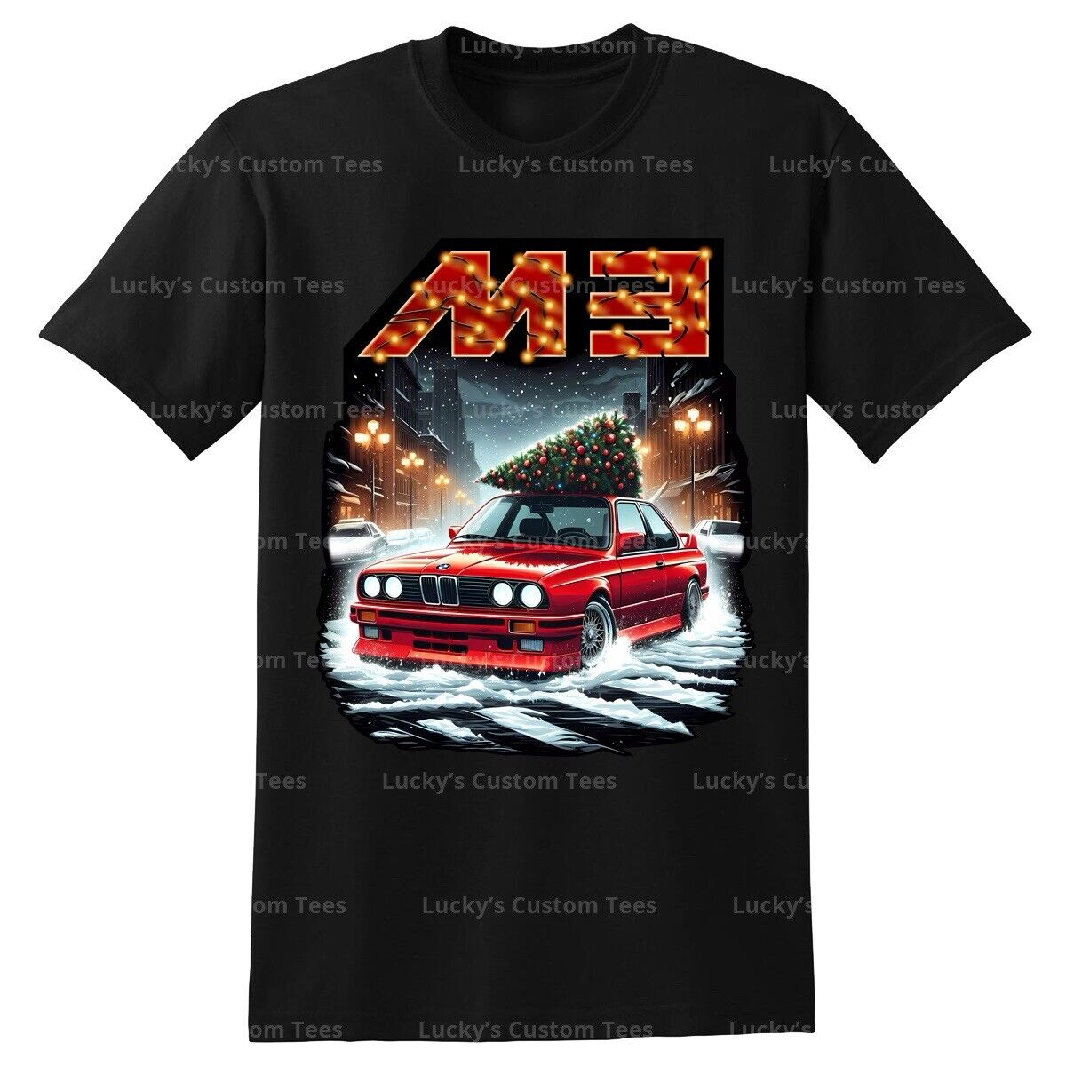 BMW M3 Vintage T-shirt E30 Classic Red - LIMITED EDITION